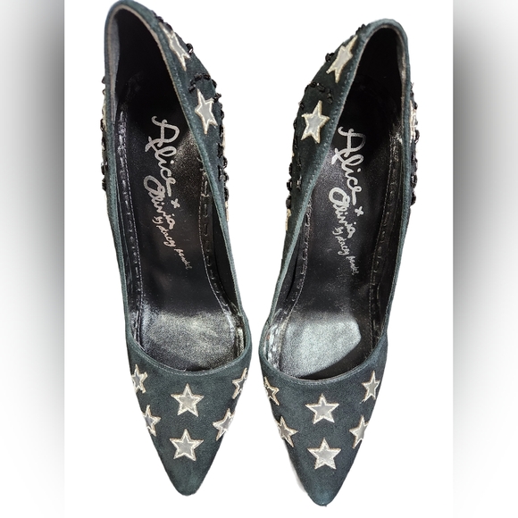 Alice + Olivia Black Star Heels - Picture 4 of 5